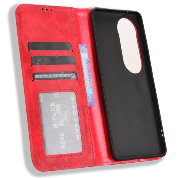 Bofink Vintage vivo S19 leather case - Red Cheap