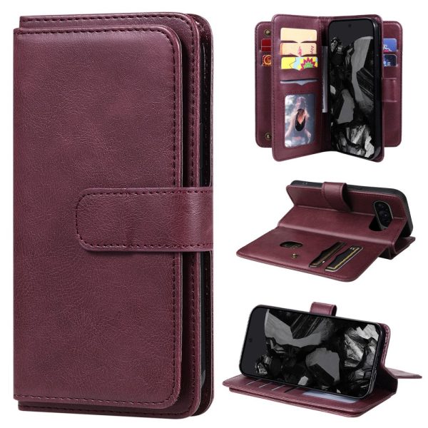 10-slot Google Pixel 9 Pro XL wallet case - Wine Red Online