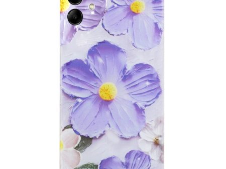 Deco Samsung Galaxy A05 phone cover - Purple Flower Fashion