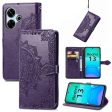 Mandala Xiaomi Redmi 13 leather case - Purple Fashion