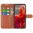 Classic Motorola Moto G85 flip case - Brown For Cheap