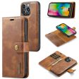 DG.MING iPhone 16 Pro Max 2-in-1 wallet case - Brown on Sale