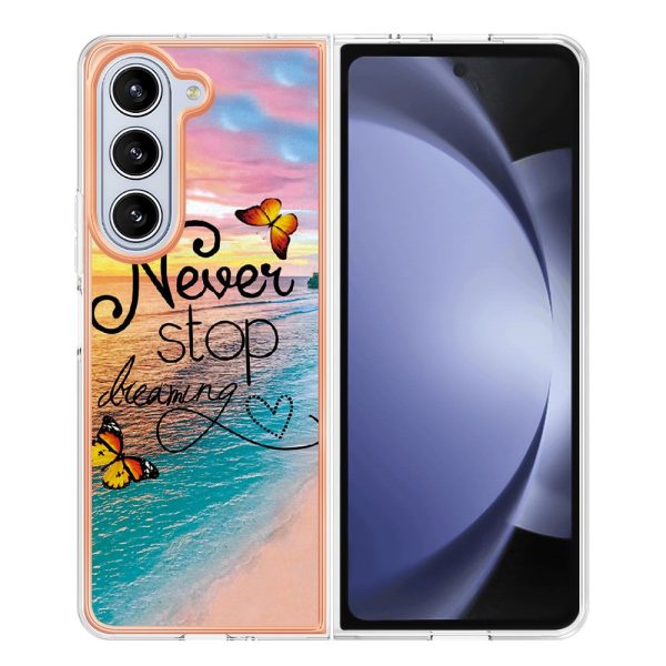 Deco Samsung Galaxy Z Fold5 phone cover - Never Stop Dreaming on Sale