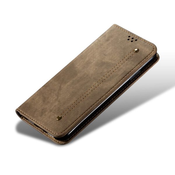 Jeans Samsung Galaxy M55 flip case - Khaki Supply