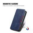 Nothing CMF Phone 1 leather case with a stylish rhombus imprint - Blue Online Sale