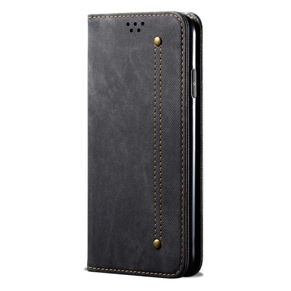 Jeans Samsung Galaxy M15 flip case - Black For Discount