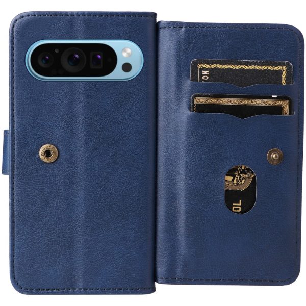 10-slot Google Pixel 9   Google Pixel 9 Pro wallet case - Blue Sale