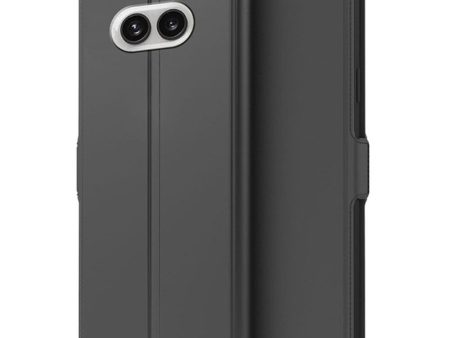 Smooth and thin premium Nothing Phone (2a) leather case - Black Discount