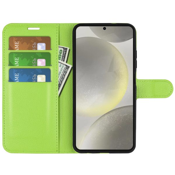 Classic Samsung Galaxy S24 FE flip case - Green Sale