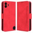 Modern-styled leather wallet case for Nothing CMF Phone 1 - Red Supply