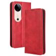 Bofink Vintage vivo S19 leather case - Red Cheap