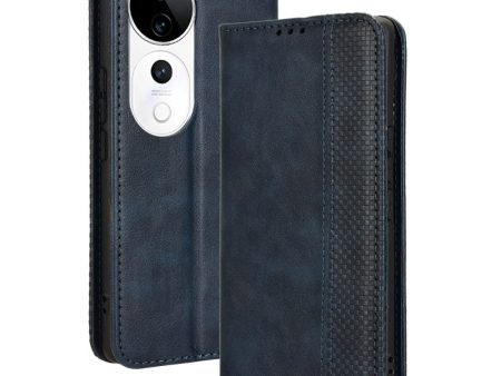 Bofink Vintage vivo S19 Pro leather case - Blue Discount