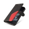 Textured OnePlus 12R leather case with strap - Black Fashion