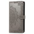 Mandala iPhone 16 leather case - Grey For Discount