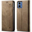 Jeans Motorola Moto G85 flip case - Khaki Online now