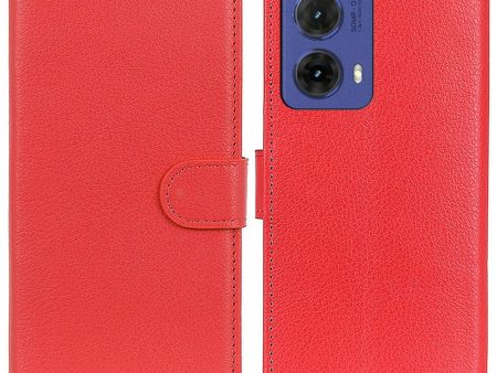 Classic Motorola Moto G85 flip case - Red Discount