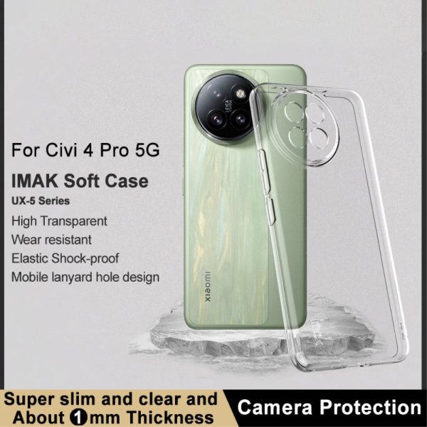 IMAK transparent Xiaomi Civi 4 Pro cover - Transparent Online now