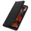 Sony Xperia 5 VI genuine leather case with magnetic closure - Black on Sale