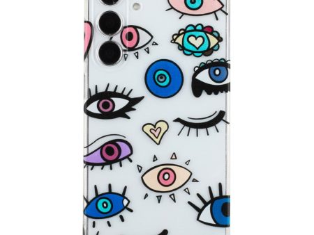 Deco Samsung Galaxy A55 phone cover - Monster Eyes Online