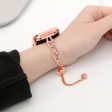 20mm Universal Smart Watch Rhinestone Decor Bracelet Copper Replacement Wrist Band - Rose Gold Hot on Sale