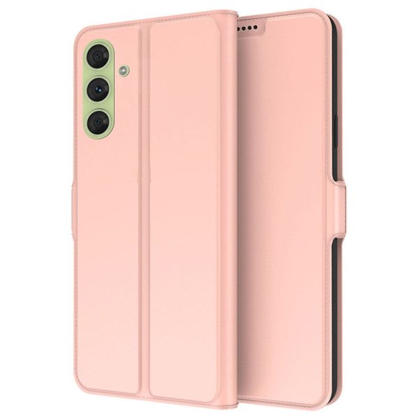 Smooth and thin premium Samsung Galaxy A16 leather case - Rose Gold Hot on Sale