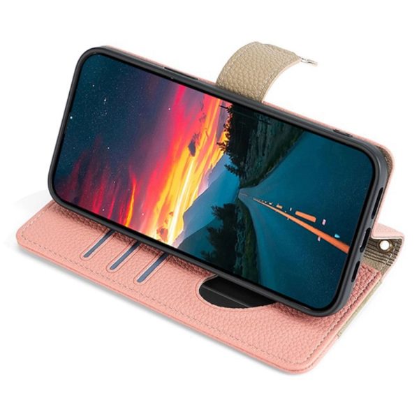 OnePlus Ace 3V vegan leather purse-case - Pink Sale