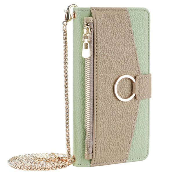 OnePlus Ace 3V vegan leather purse-case - Green on Sale