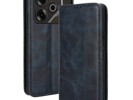 Bofink Vintage Tecno Pova 6 Pro leather case - Blue Discount