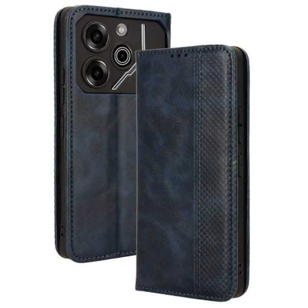 Bofink Vintage Tecno Pova 6 Pro leather case - Blue Discount