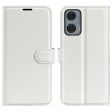 Classic Motorola Moto G24 Power flip case - White Sale