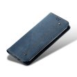 Jeans Samsung Galaxy M55 flip case - Blue For Sale