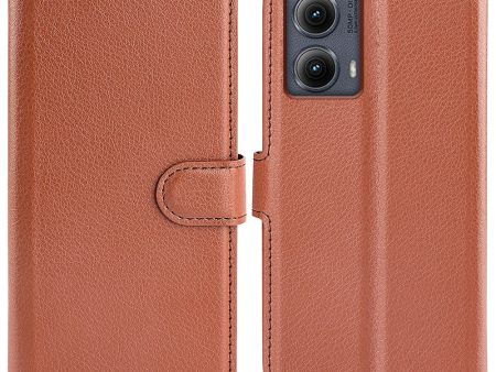 Classic Motorola Edge (2024) flip case - Brown Online Hot Sale