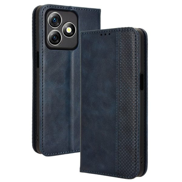 Bofink Vintage Ulefone Note 18 Ultra leather case - Blue Hot on Sale