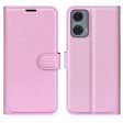 Classic Motorola Moto G24 Power flip case - Pink Supply