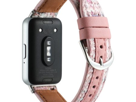 Samsung Galaxy Fit3 Replacement Strap Woolen Wristband - Pink Online Hot Sale