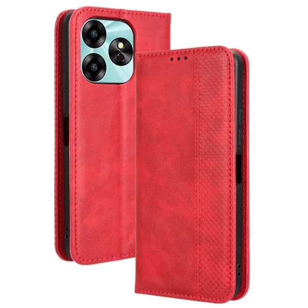 Bofink Vintage Umidigi G6 5G leather case - Red Sale