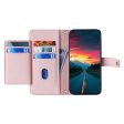 Samsung Galaxy M15 vegan leather wallet zipper case - Pink Supply