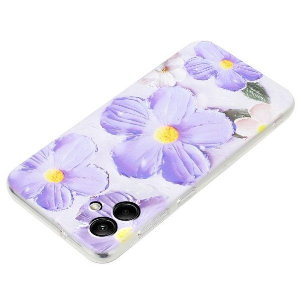 Deco Samsung Galaxy A05 phone cover - Purple Flower Fashion