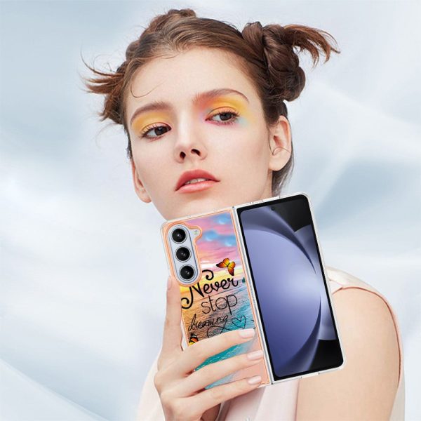 Deco Samsung Galaxy Z Fold5 phone cover - Never Stop Dreaming on Sale