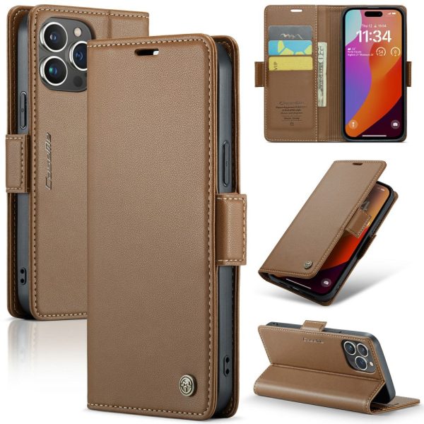 CaseMe iPhone 16 Pro Max smooth case - Brown Cheap