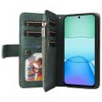 Textured Xiaomi Redmi 13   Xiaomi Redmi Note 13R leather case with strap - Green For Cheap