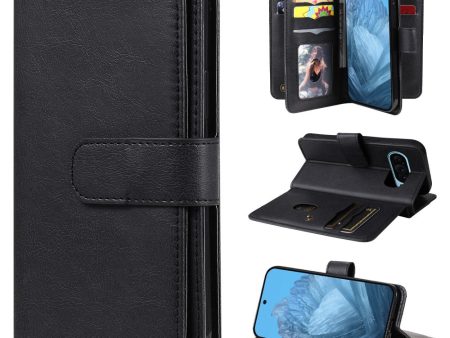 10-slot Google Pixel 9   Google Pixel 9 Pro wallet case - Black For Sale