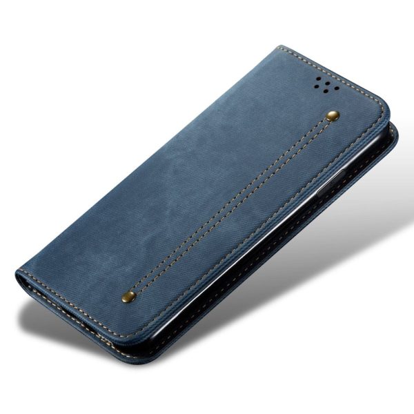 Jeans Motorola Moto G34 flip case - Blue Fashion