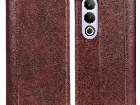 OnePlus Nord CE4   OnePlus Ace 3V genuine leather case with magnetic closure - Brown Online Sale