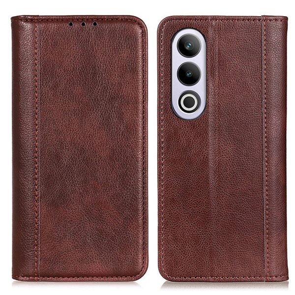 OnePlus Nord CE4   OnePlus Ace 3V genuine leather case with magnetic closure - Brown Online Sale