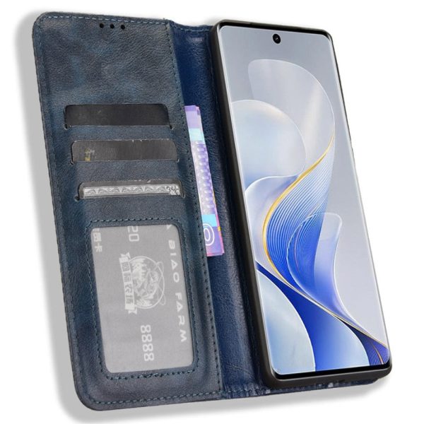 Bofink Vintage vivo S19 Pro leather case - Blue Discount