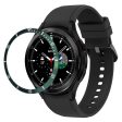 Samsung Galaxy Watch6 Classic 47mm Watch Bezel Ring Zinc Alloy Dial Bezel Adhesive Frame Ring Cover - Green Online now