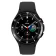 Samsung Galaxy Watch6 Classic 43mm Watch Bezel Ring Zinc Alloy Dial Bezel Adhesive Frame Ring Cover - Black For Sale