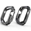 Apple Watch Series 4   5   6   SE   SE (2022) 44mm Watch Frame Case Bump Resistant+Flexible Protector - Transparent Black Online now