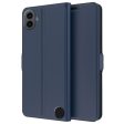 Smooth and thin premium Nothing CMF Phone 1 leather case - Blue For Sale